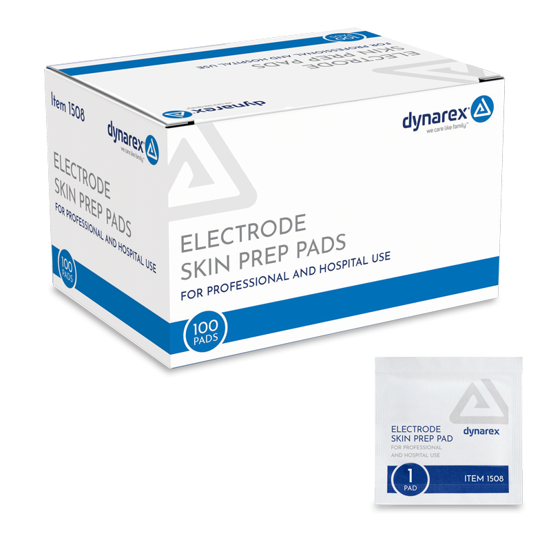Dynarex-1508 Electrode Skin Prep Pad (100/Box 10/CS)