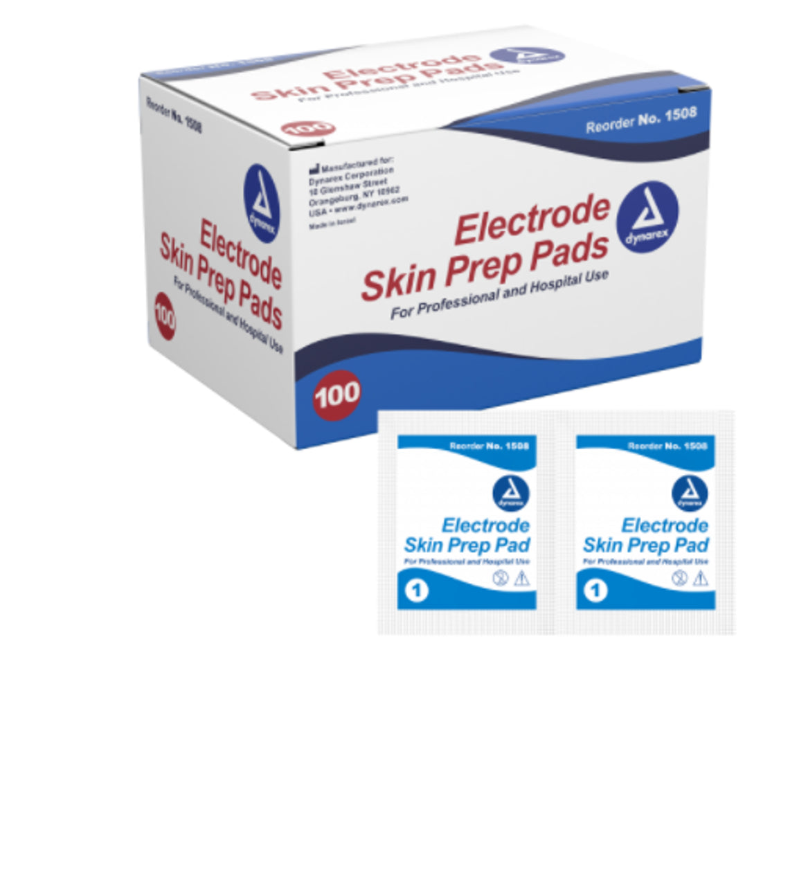 Dynarex-1508 Electrode Skin Prep Pad