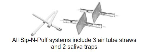 Therafin-32650-Sip-N-Puff, Whisper-Lite Mounting Combo