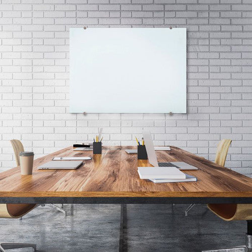Luxor Wall-Mountable Magnetic Glass Board