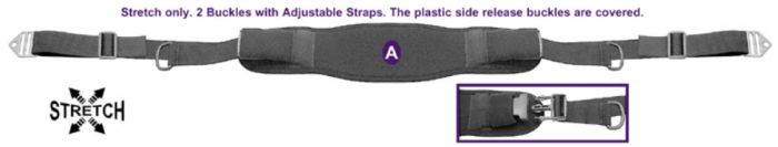 Therafin Chest Strap, Therafit Dynamic W/ Single D-Ring Adjustment