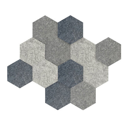 Luxor-RCLMHEX001 Pet Hexagon Ocean Foam Pack 12
