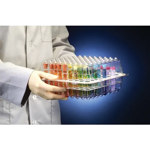 Marketlab-16565 Disposable Tube Rack • Holds 80 16mm Tubes, 10/pk