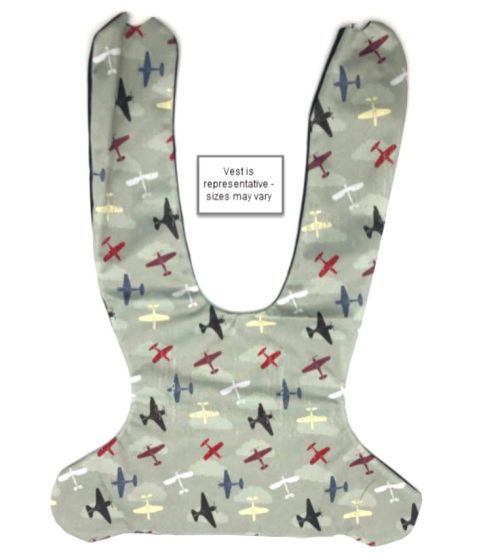 Therafin Therasleeves for Extended Strap Vest, Airplanes, Full