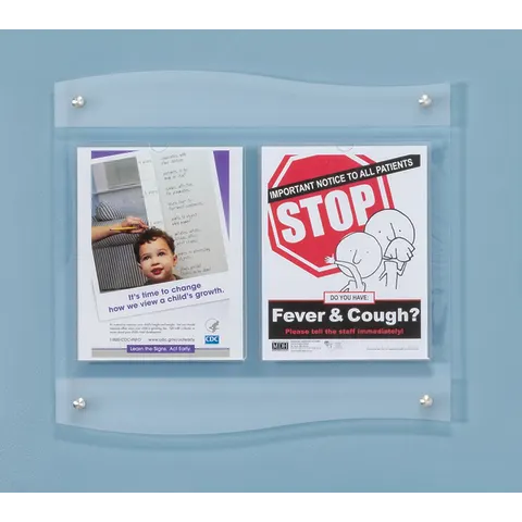 Marketlab Frost Framed Document Holder