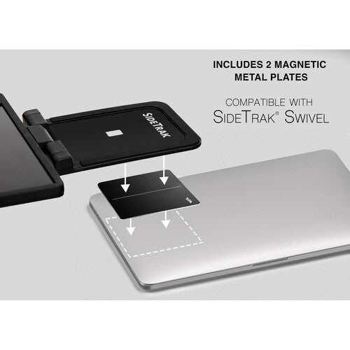 Luxor-STPL8X7 SideTrak Swivel Monitor Metal Plates (2-Pack)