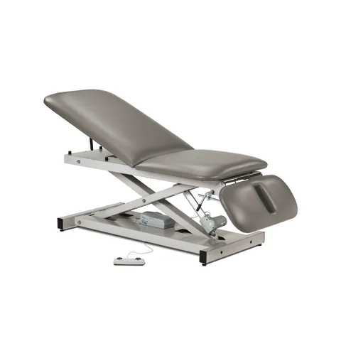 Marketlab Power Height Exam Table with Backrest, Drop Section