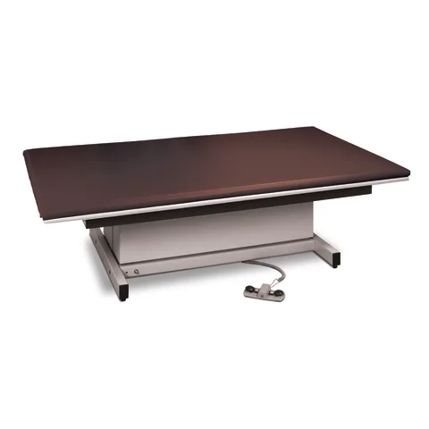 Marketlab Hi-Lo Power Platform Mat Table with Upholstered Top
