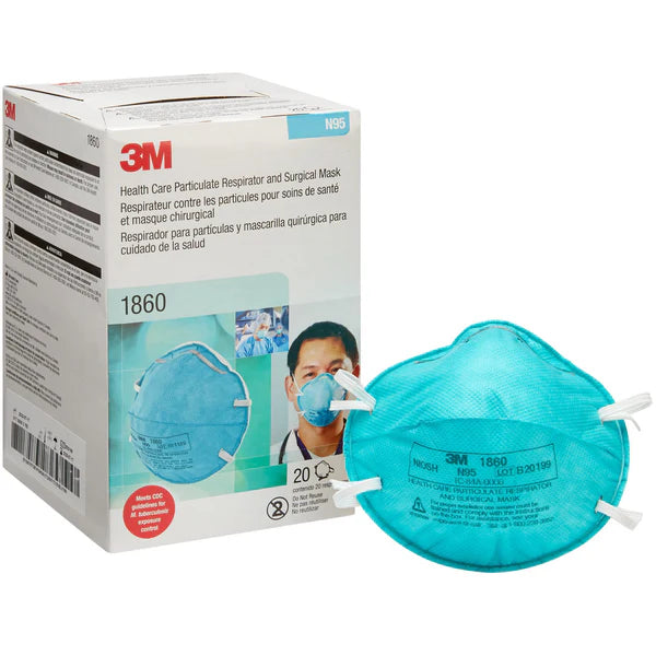 3M™ 1860 Regular N95 Particulate Respirator Mask