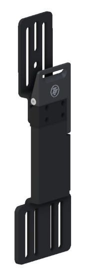 Therafin-34439-Hip Guide Bracket, Locking Rem Channel, 3.5" Thick, 1/2" Offset, 3" Pad Mount, EA