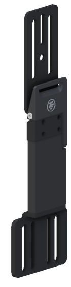 Therafin-34453-Hip Guide Bracket, Locking Rem Channel, 4.5" Thick, Flush, 3" Pad Mount, EA