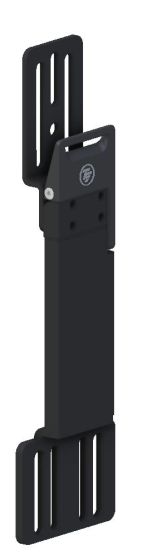 Therafin-34463-Hip Guide Bracket, Locking Rem Channel, 5" Thick, 1/2" Offset, 3" Pad Mount, EA