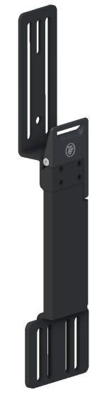 Therafin-34466-Hip Guide Bracket, Locking Rem Channel, 5" Thick, 1" Offset, 5" Pad Mount, EA