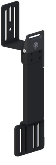 Therafin-34467-Hip Guide Bracket, Locking Rem Channel, 5" Thick, 2" Offset, 3" Pad Mount, EA