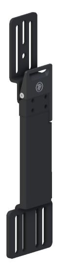 Therafin-34471-Hip Guide Bracket, Locking Rem Channel, 5.5" Thick, 1/2" Offset, 3" Pad Mount, EA