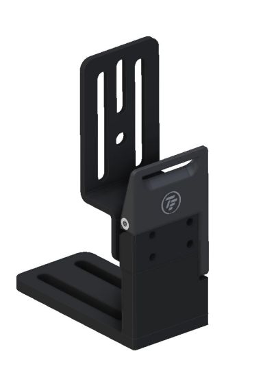 Therafin-34324-Hip Guide Bracket, Locking Rem, 2" Thick, 1" Offset, 3" Pad Mount, EA