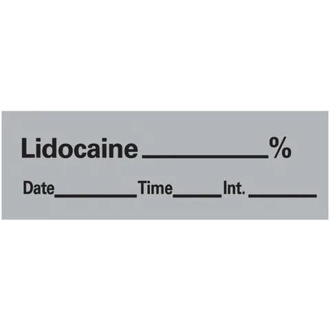 Sharn/Marketlab Local Anesthetics Labels