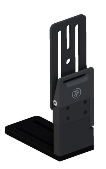 Therafin-34328-Hip Guide Bracket, Locking Rem, 2.5" Thick, Flush, 3" Pad Mount, EA