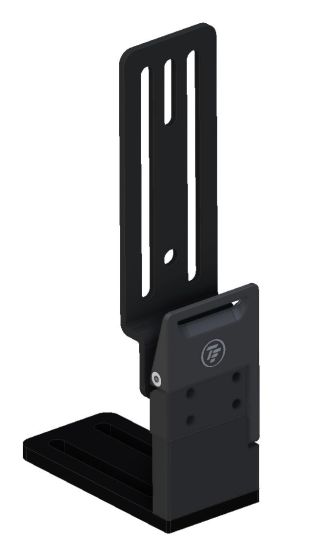 Therafin-34331-Hip Guide Bracket, Locking Rem, 2.5" Thick, 1/2" Offset, 5" Pad Mount, EA