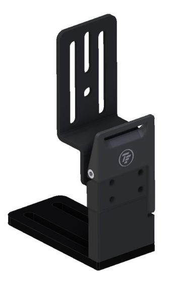 Therafin-34332-Hip Guide Bracket, Locking Rem, 2.5" Thick, 1" Offset, 3" Pad Mount, EA