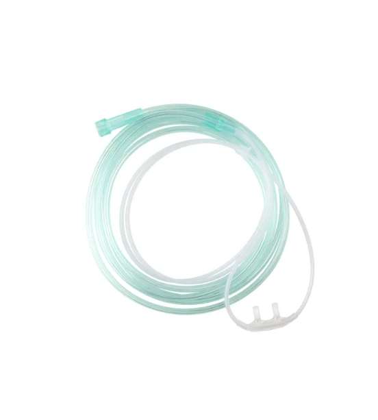 Dynarex Nasal Oxygen Cannula Cushion Tip, 7' Standard Connector