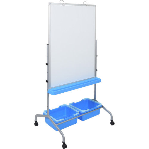 Luxor-L330 Classroom Chart Stand with Storage Bins