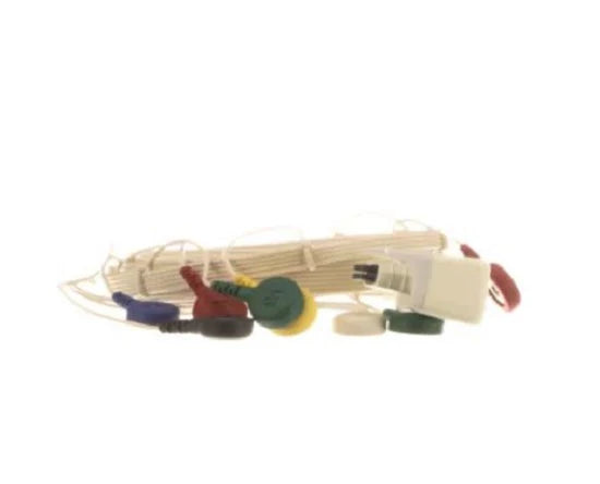 Welch Allyn/Hillrom-9293-061-50 A ECG Lead Set 5 Wire Clip Ends - CABLE, 10 WIRE, ECG, LF, SNAP ENDS, AHA GRAY(Each)