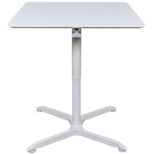 Luxor Pneumatic Height-Adjustable Square Café Table