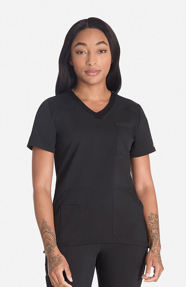 Balance by Dickies Women's V-Neck Solid Scrub Top