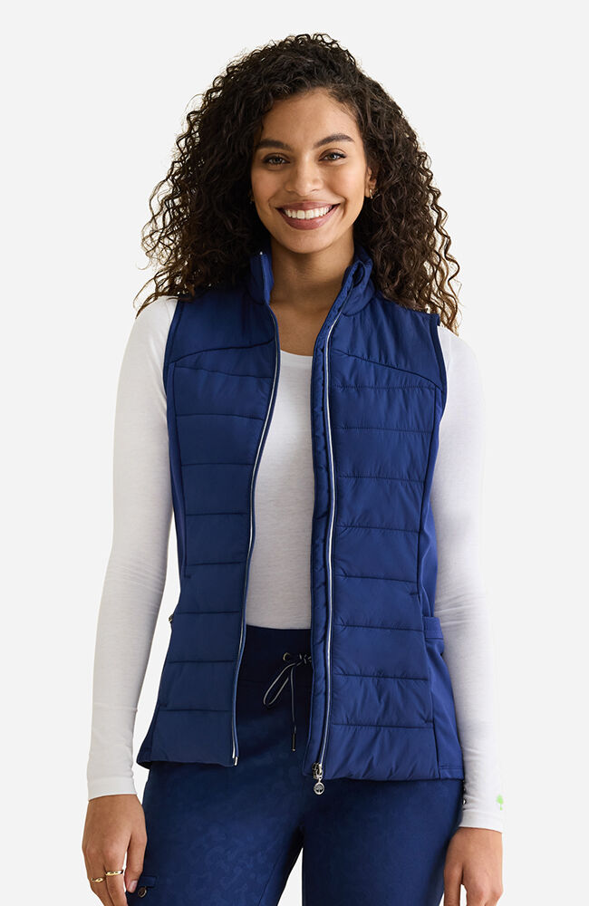 Lifestyle by Healing Hands Women's Khloe Sleeveless Scrub Jacket