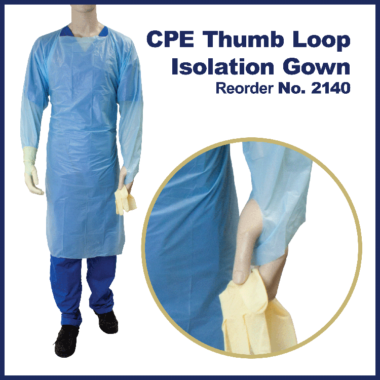 Dynarex Isolation Gowns