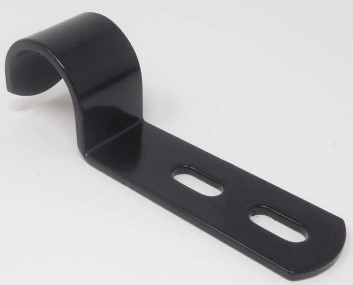 Therafin-32617B-Drop Hook, 1" Drop - 7/8" Diameter, Black