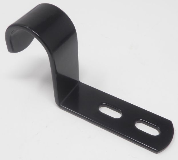 Therafin-32604B-Drop Hook, 2" Drop - 1" Diameter, Black