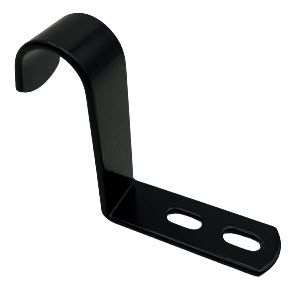 Therafin-32542B-Drop Hook, 3" Drop - 7/8" Diameter, Black