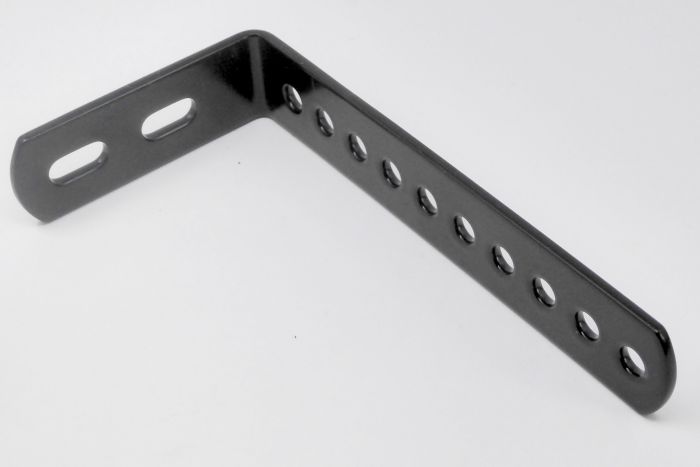 Therafin-32808B-L-Bracket, 4 x 7.5 x 3, Black