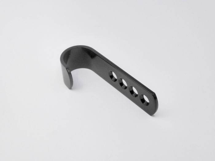 Therafin-32565B-J-Bracket, 4 Hole - 7/8" Diameter, Black