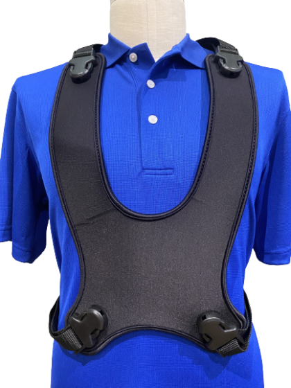 Therafin-30562-Chaleco, dinámico, con hebillas sin costuras, completo (para hombre), talla extragrande