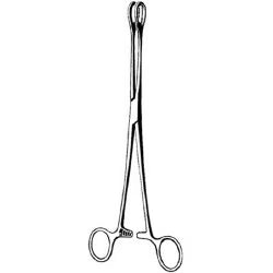 Sklar-97-577 Merit Foerster Sponge Forceps - 9-1/2", Straight, Serrated, 1/ea