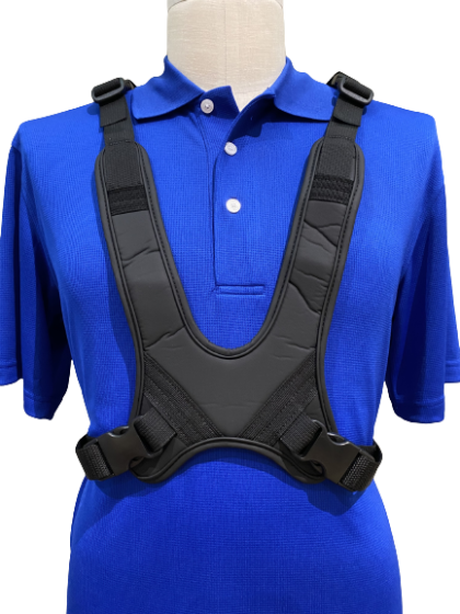 Therafin-30481-Chaleco estático con hebillas sin costura, completo (para hombre), grande