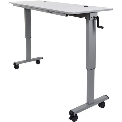Luxor-STAND-NESTC-60 60" Adjustable Flip-Top Table with Crank Handle