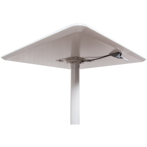 Luxor Pneumatic Height-Adjustable Square Café Table