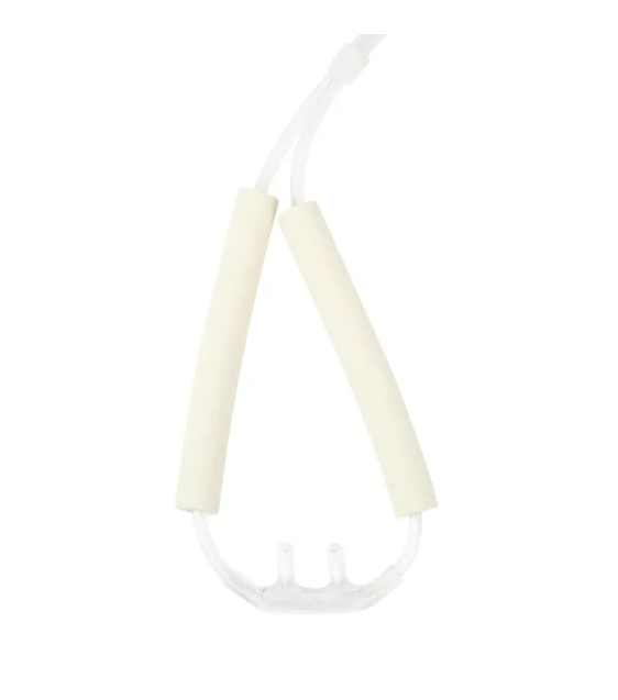 Dynarex Nasal Oxygen Cannula, Soft Touch Cushion Nasal Tip, 25' Adult