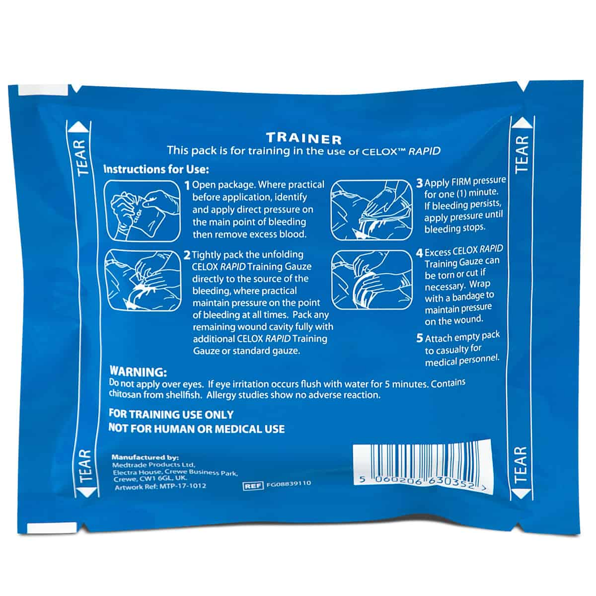 Safeguard Medical-30-217 Celox Rapid - Trainer, Each