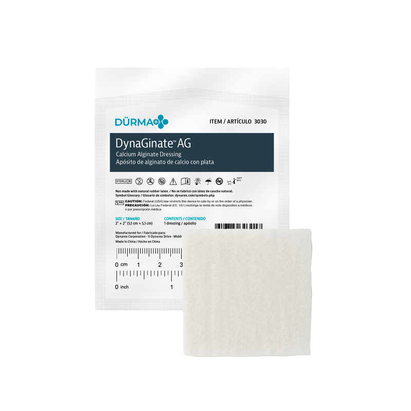 Dynarex DynaGinate AG - Calcium Silver Alginate Dressing