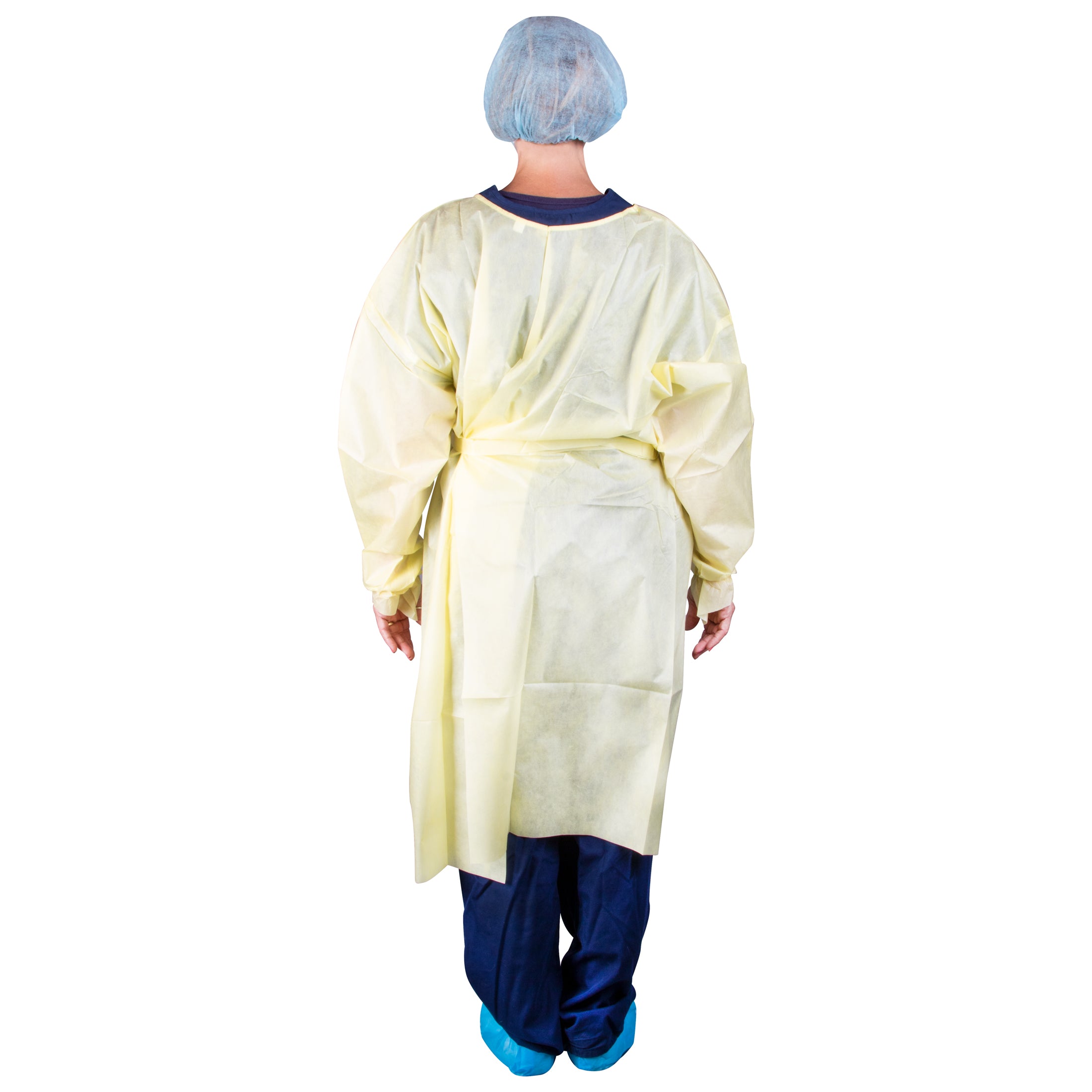 Dukal Corporation-309-GSS Isolation Gown, Level II, Universal, Yellow (10/bg, 10 bg/cs)