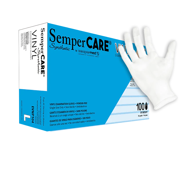 Sempermed-EVNP101 Synthetic Vinyl Exam Powder Free Smooth, XS