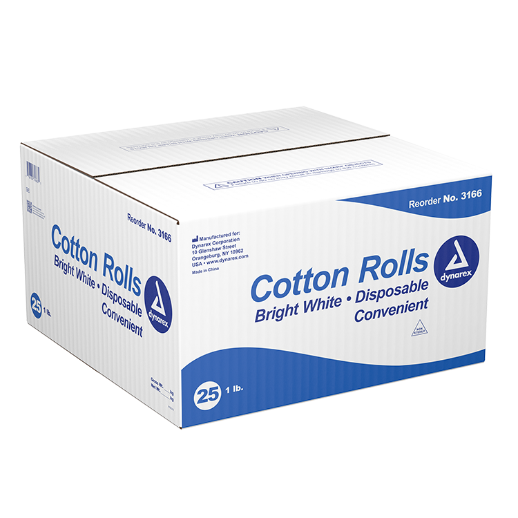 Dynarex-3166 Cotton Roll - Non-Sterile