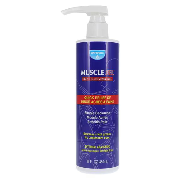 Safeguard Medical-MJ16-6.00.000 Muscle-Jel, Pump Top Bottle – 16 oz (6 Bottles/Case)
