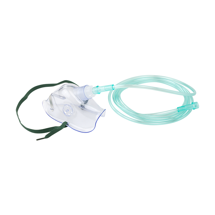 Dynarex Oxygen Medium-Concentration Standard Mask w/ 7' (2.1 m) tubi Connector