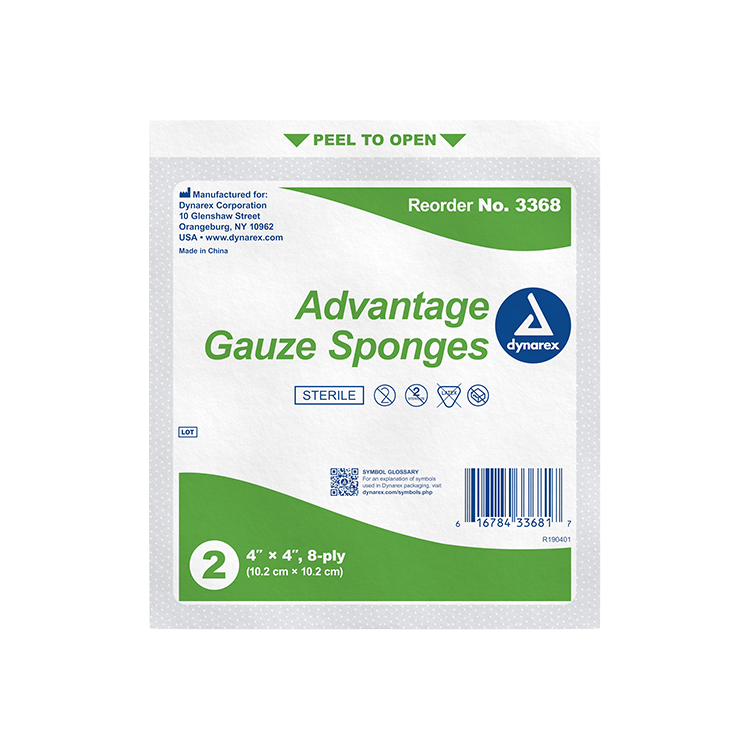 Dynarex Gauze Sponge - Sterile Quantity - 1x CS